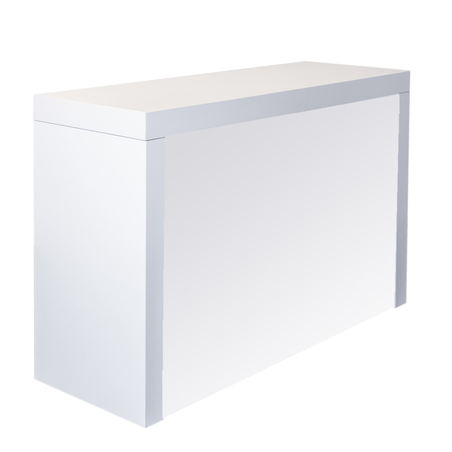 Empfangstresen "Skala 170 weiß" Plexiglasfront B170 x T60 x H110cm