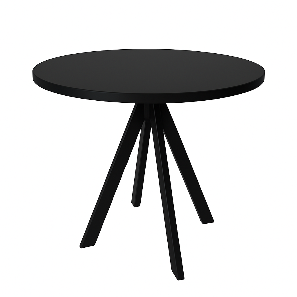 Bistro table "Infinity black" black d80cm