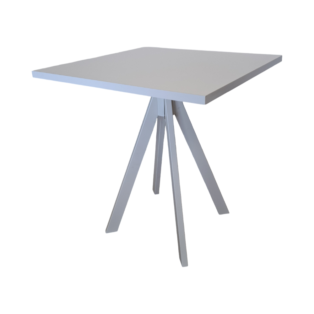 Bistro table "Infinity white" white W70 xD70cm