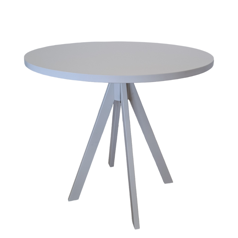 Bistro table "Infinity white" white d80cm