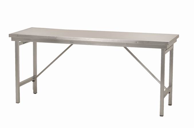 Küchenarbeitstisch Edelstahl klappbar B 200 x T 79 x H 90 cm